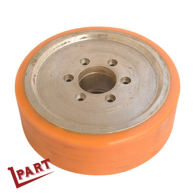Wiel van de de Vorkheftruckaandrijving van de polyurethaan het Elektrische Lading voor Pallet Jack OD 285mm identiteitskaart 68mm