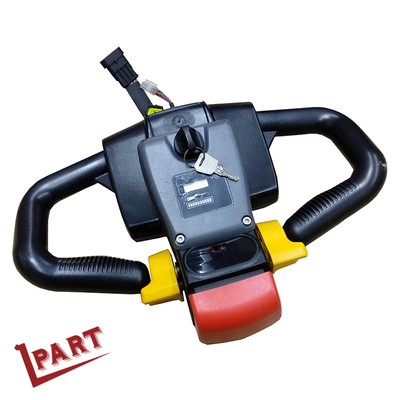 Elektrische Mini Pallet Truck Forklift Handle-Uitloperhoofden met Zeer belangrijke Schakelaar en Urenteller
